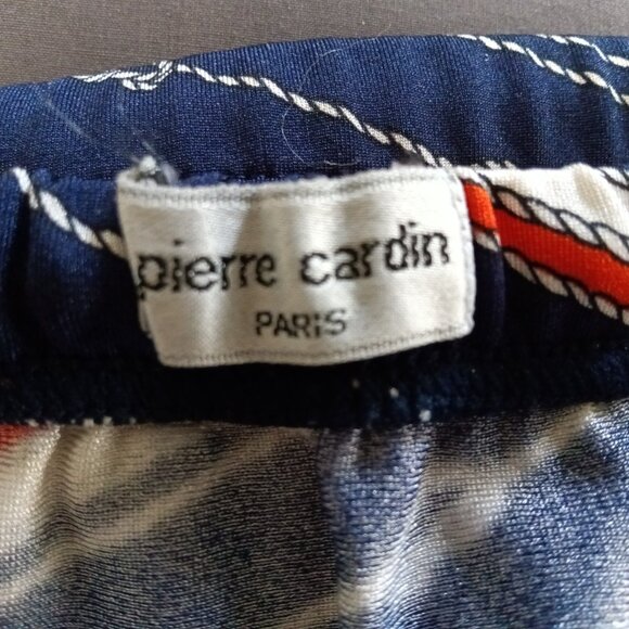VINTAGE PIERRE CARDIN, SWIM BRIEF, NAVY STRIPES, SIZE "L" (32"-34") (Pre-owned) - Picture 5 of 8
